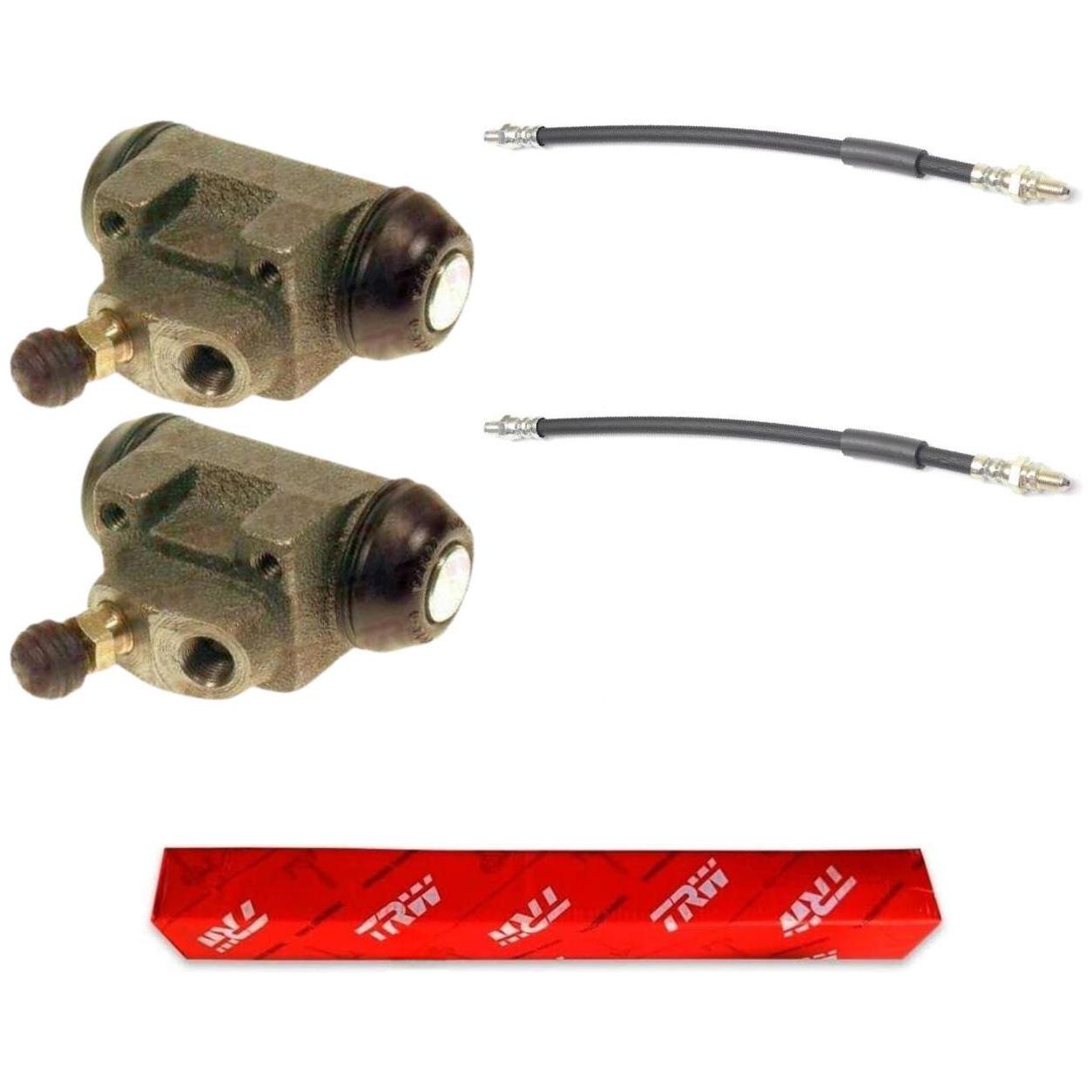 Kit Freio Traseiro Cilindro de Roda e Flexível - TRW - RCCR01283 - RPFX00480
