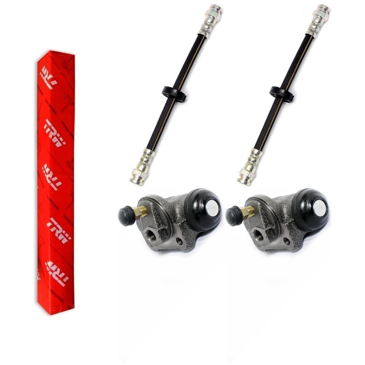 Kit Freio Traseiro Cilindro de Roda e Flexível - TRW - RCCR02120 - RPFX00110
