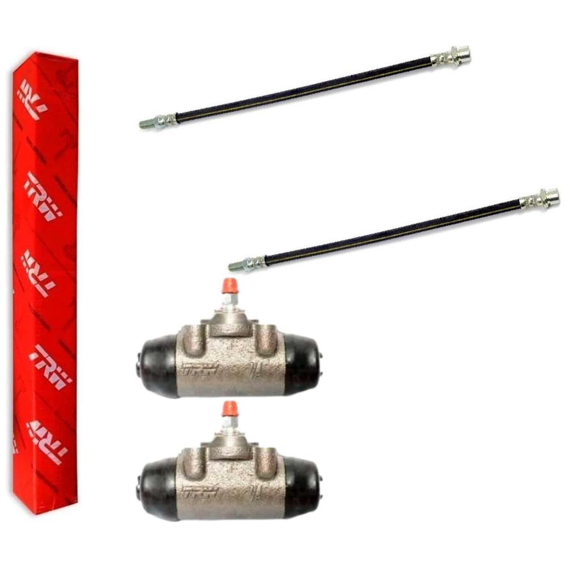 Kit Freio Traseiro Cilindro de Roda e Flexível - TRW - RCCR03010 - RPFX06870