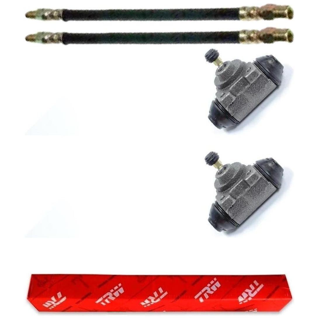 Kit Freio Traseiro Cilindro de Roda e Flexível - TRW - RCCR02860 - RPFX01550