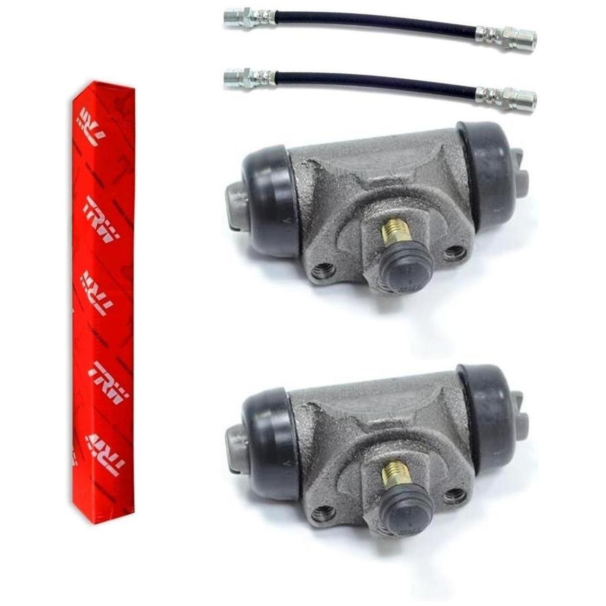 Kit Freio Traseiro Cilindro de Roda e Flexível - TRW - RCCR01400 - RPFX00060