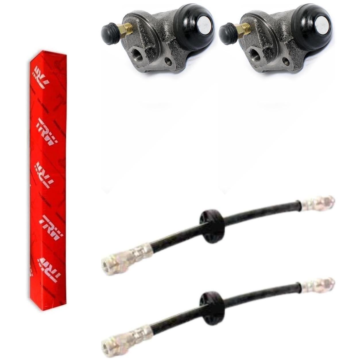Kit Freio Traseiro Cilindro de Roda e Flexível - TRW - RCCR02120 - RPFX06250
