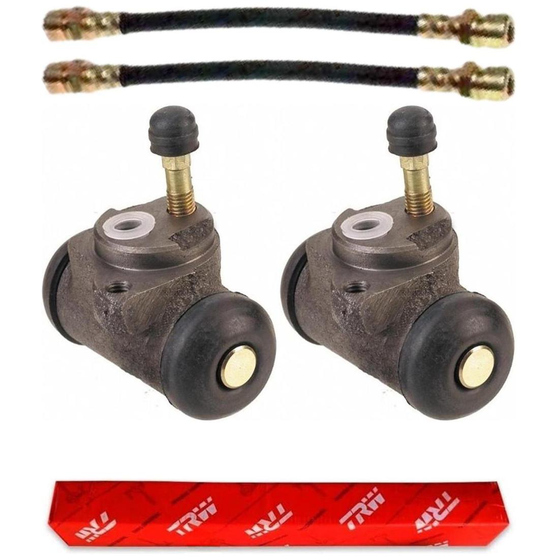 Kit Freio Traseiro Cilindro de Roda e Flexível - TRW - RCCR02040 - RPFX00690