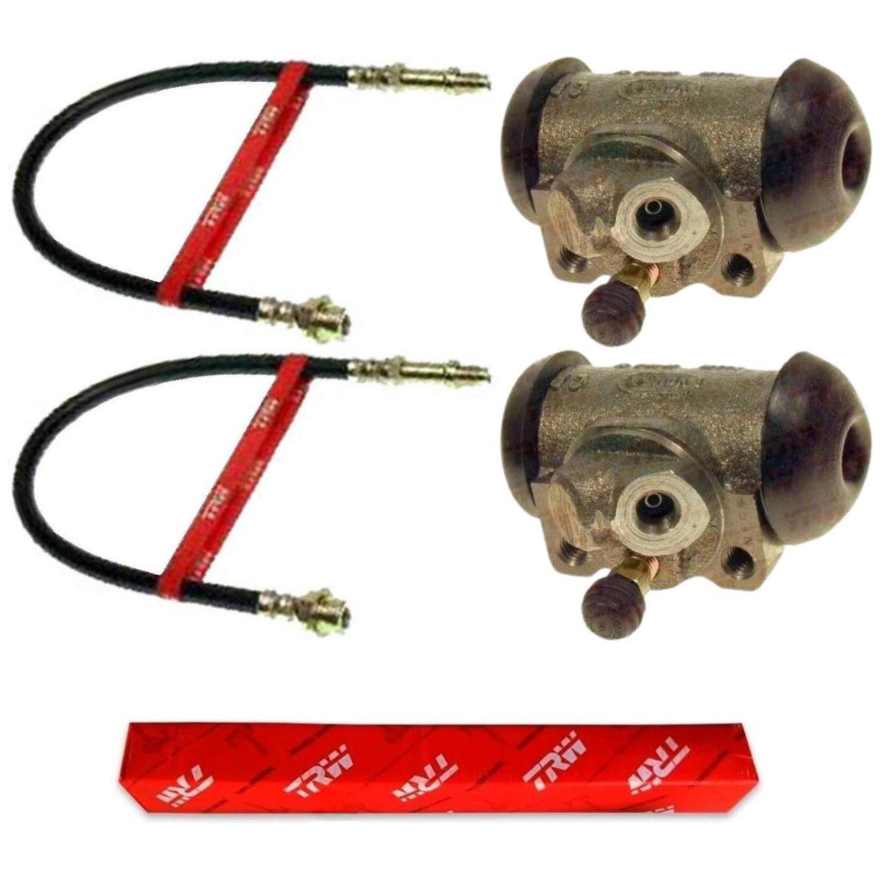 Kit Freio Traseiro Cilindro de Roda e Flexível - TRW - RCCR01440 - RPFX00560