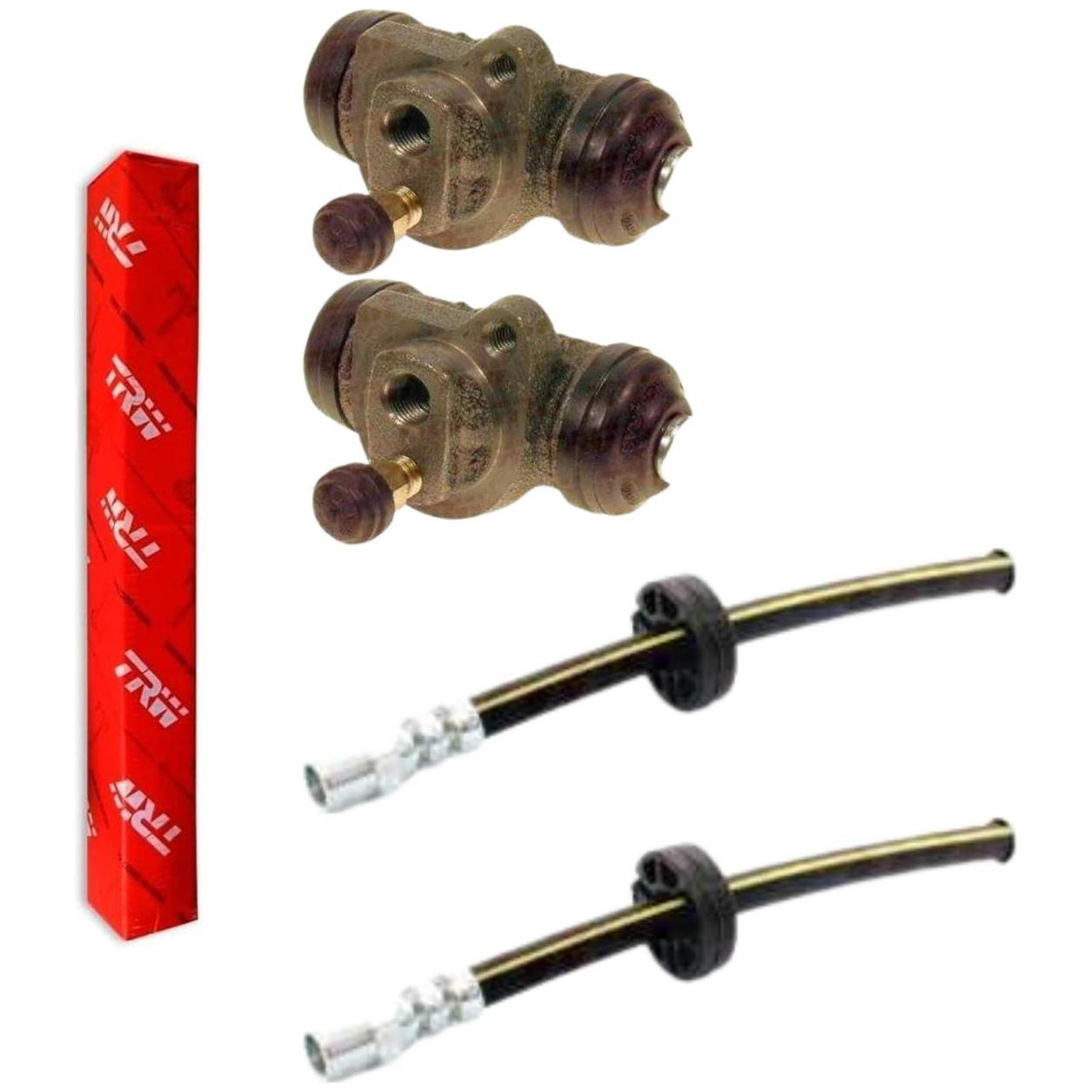 Kit Freio Traseiro Cilindro de Roda e Flexível - TRW - RCCR01305 - RPFX02720