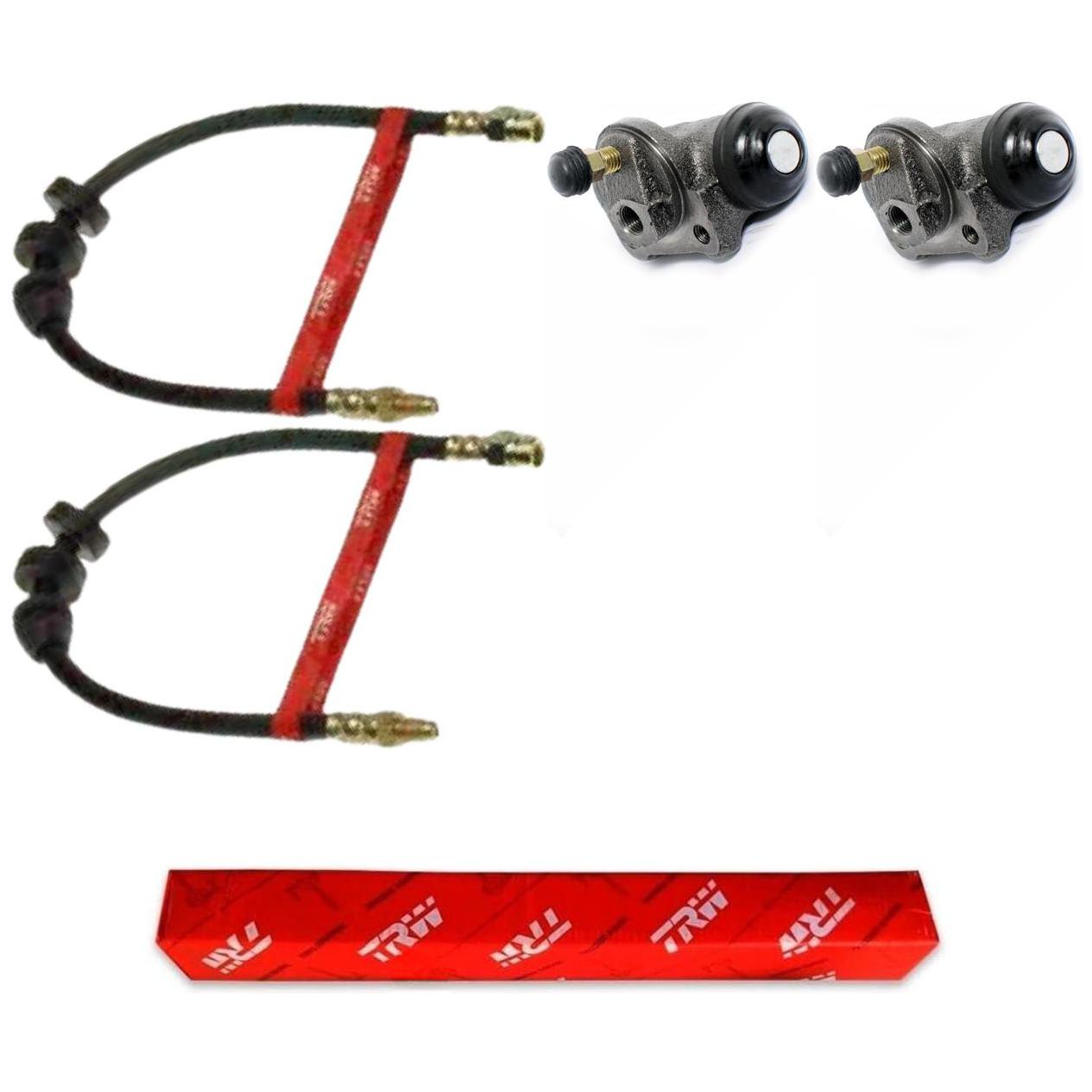 Kit Freio Traseiro Cilindro de Roda e Flexível - TRW - RCCR02120 - RPFX00140