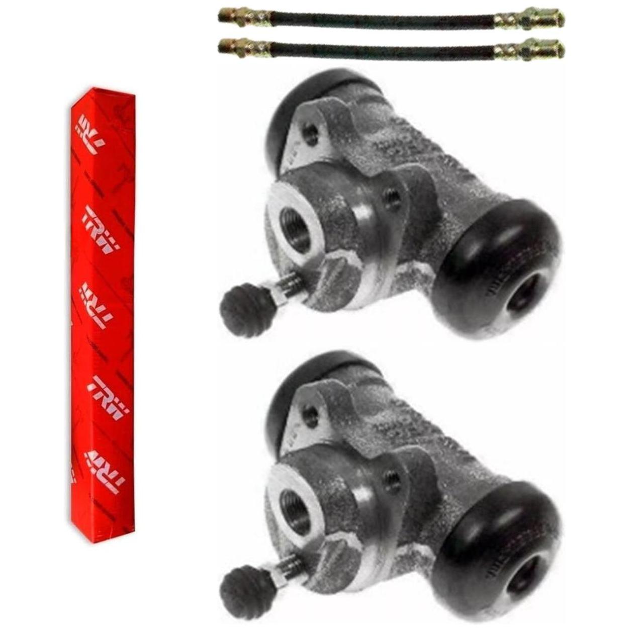 Kit Freio Traseiro Cilindro de Roda e Flexível - TRW - RCCR00163 - RPFX00870