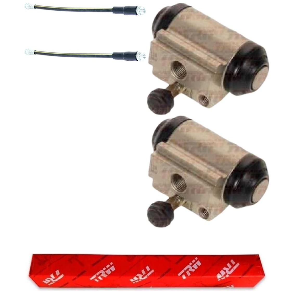 Kit Freio Traseiro Cilindro de Roda e Flexível - TRW - RCCR02880 - RPFX06390