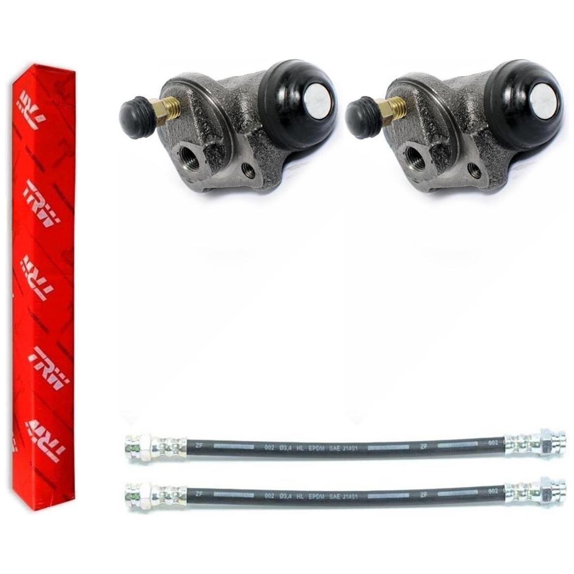 Kit Freio Traseiro Cilindro de Roda e Flexível - TRW - RCCR02120 - RPFX00080