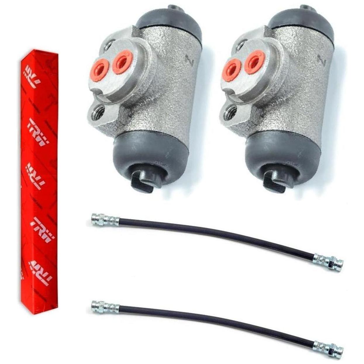 Kit Freio Traseiro Cilindro de Roda e Flexível - TRW - RCCR03020 - RPFX06710