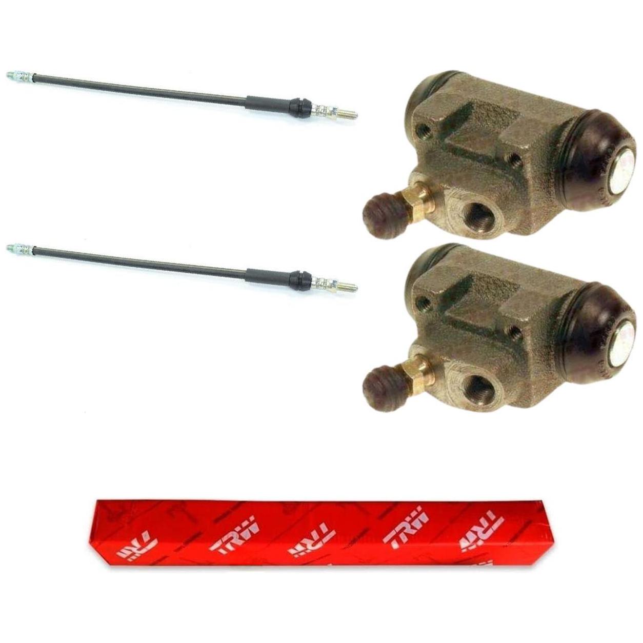 Kit Freio Traseiro Cilindro de Roda e Flexível - TRW - RCCR01283 - RPFX01450