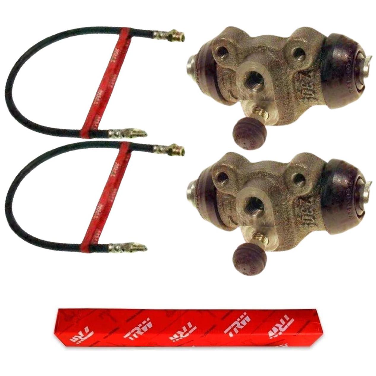 Kit Freio Traseiro Cilindro de Roda e Flexível - TRW - RCCR00848 - RPFX00390