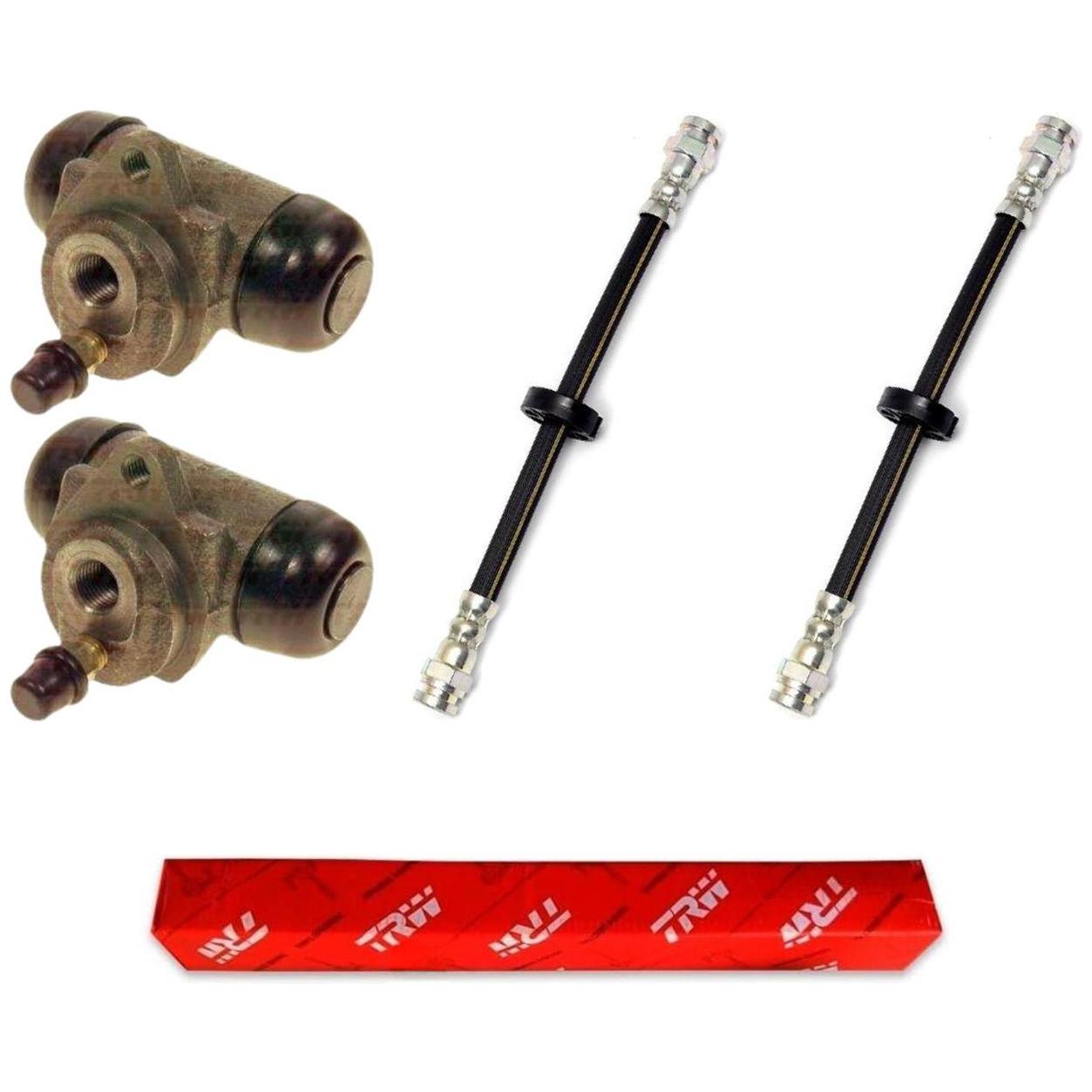 Kit Freio Traseiro Cilindro de Roda e Flexível - TRW - RCCR01990 - RPFX00110