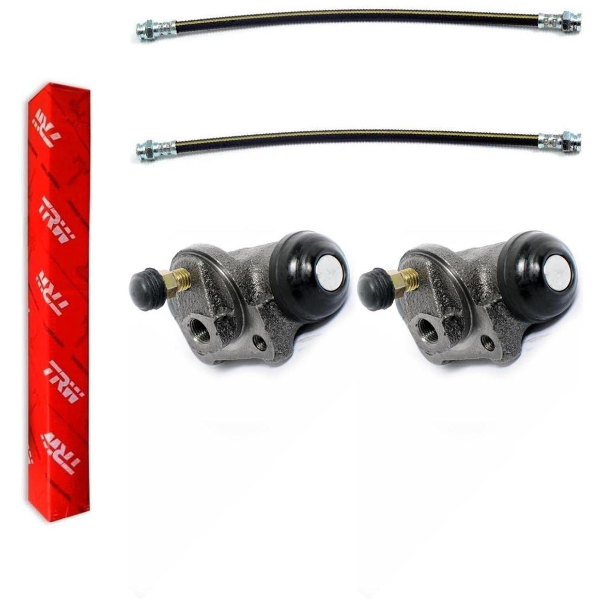 Kit Freio Traseiro Cilindro de Roda e Flexível - TRW - RCCR02120 - RPFX06300