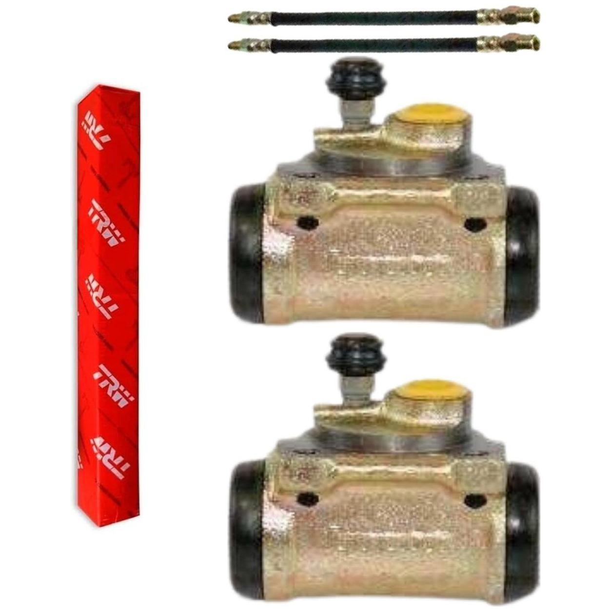 Kit Freio Traseiro Cilindro de Roda e Flexível - TRW - RCCR02950 - RPFX01550