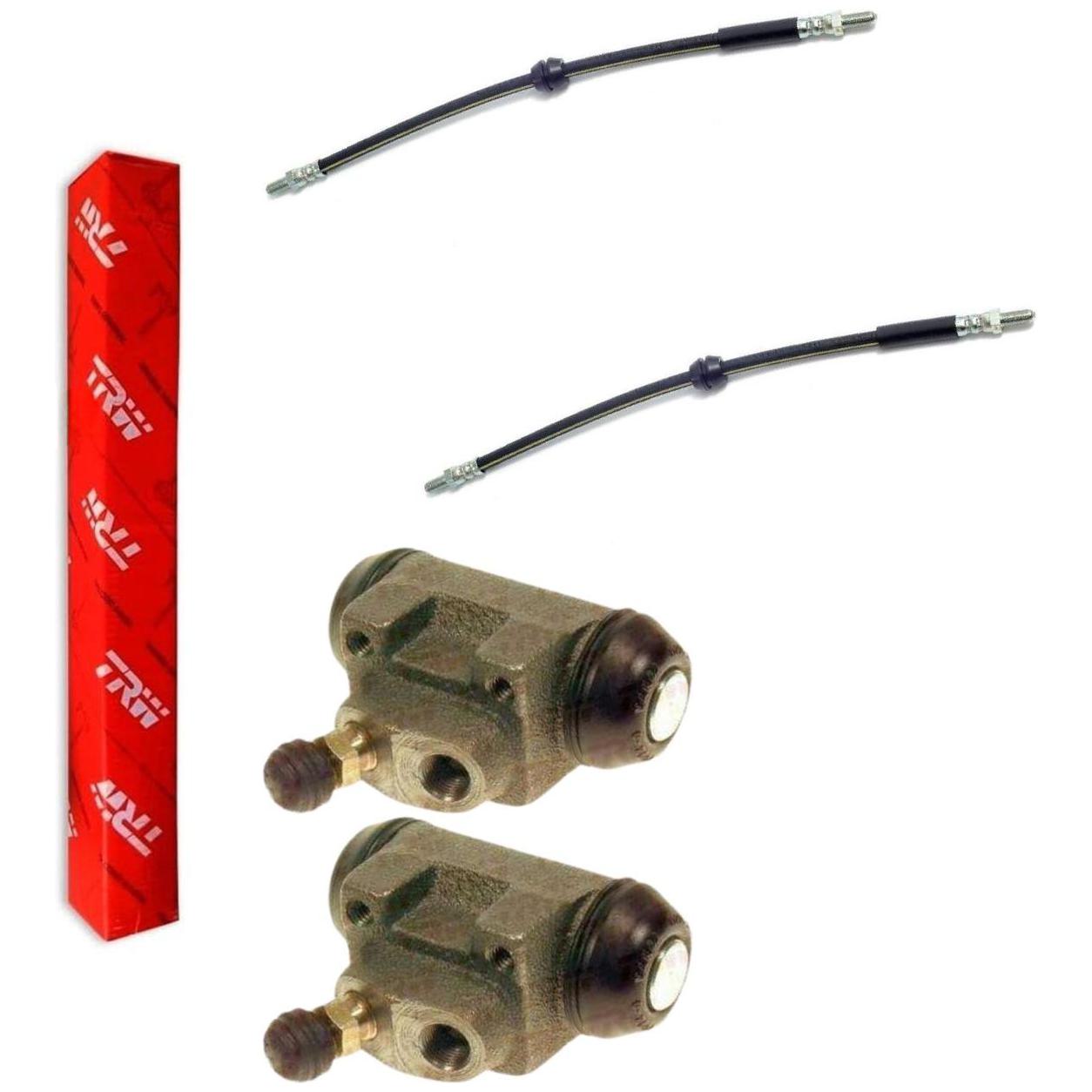 Kit Freio Traseiro Cilindro de Roda e Flexível - TRW - RCCR01283 - RPFX00260