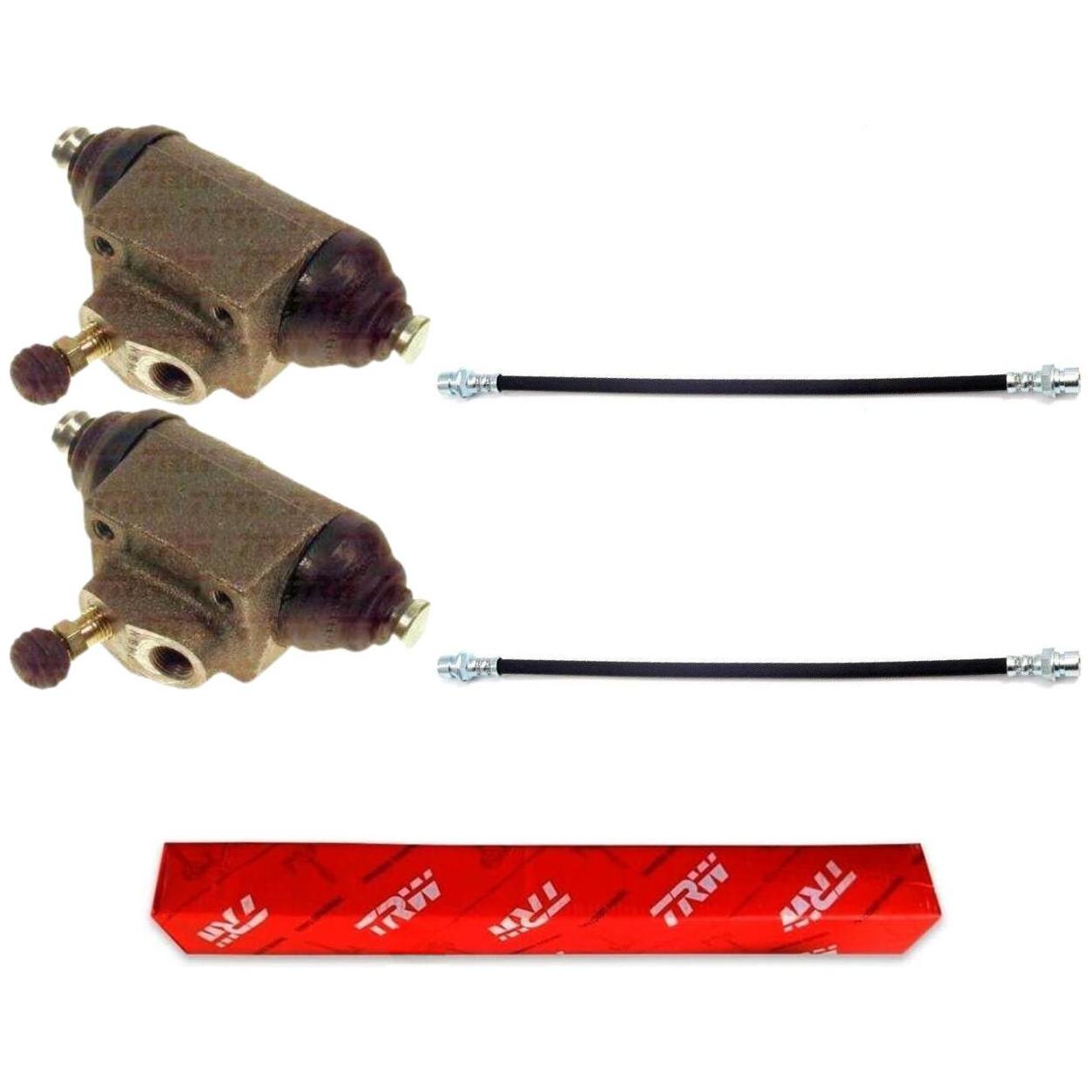 Kit Freio Traseiro Cilindro de Roda e Flexível - TRW - RCCR00341 - RPFX00840