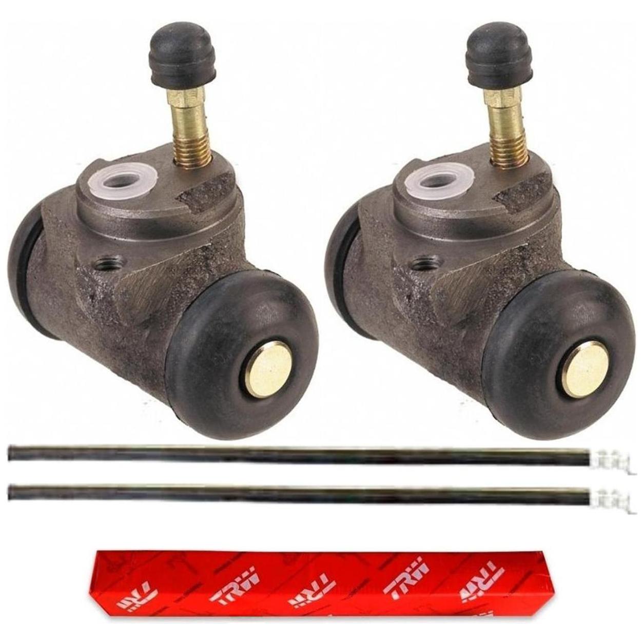 Kit Freio Traseiro Cilindro de Roda e Flexível - TRW - RCCR02040 - RPFX02880