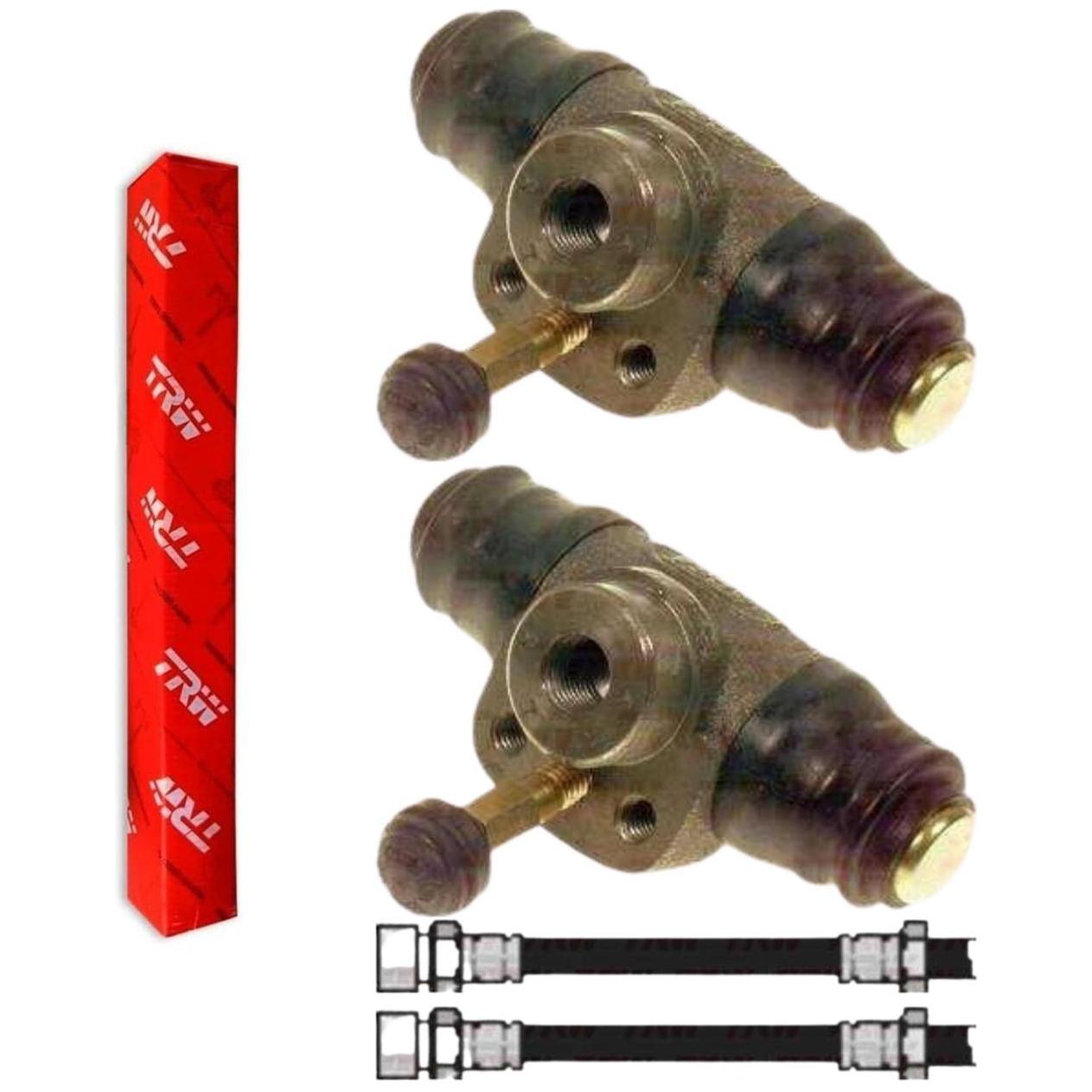 Kit Freio Traseiro Cilindro de Roda e Flexível - TRW - RCCR01390 - RPFX01420