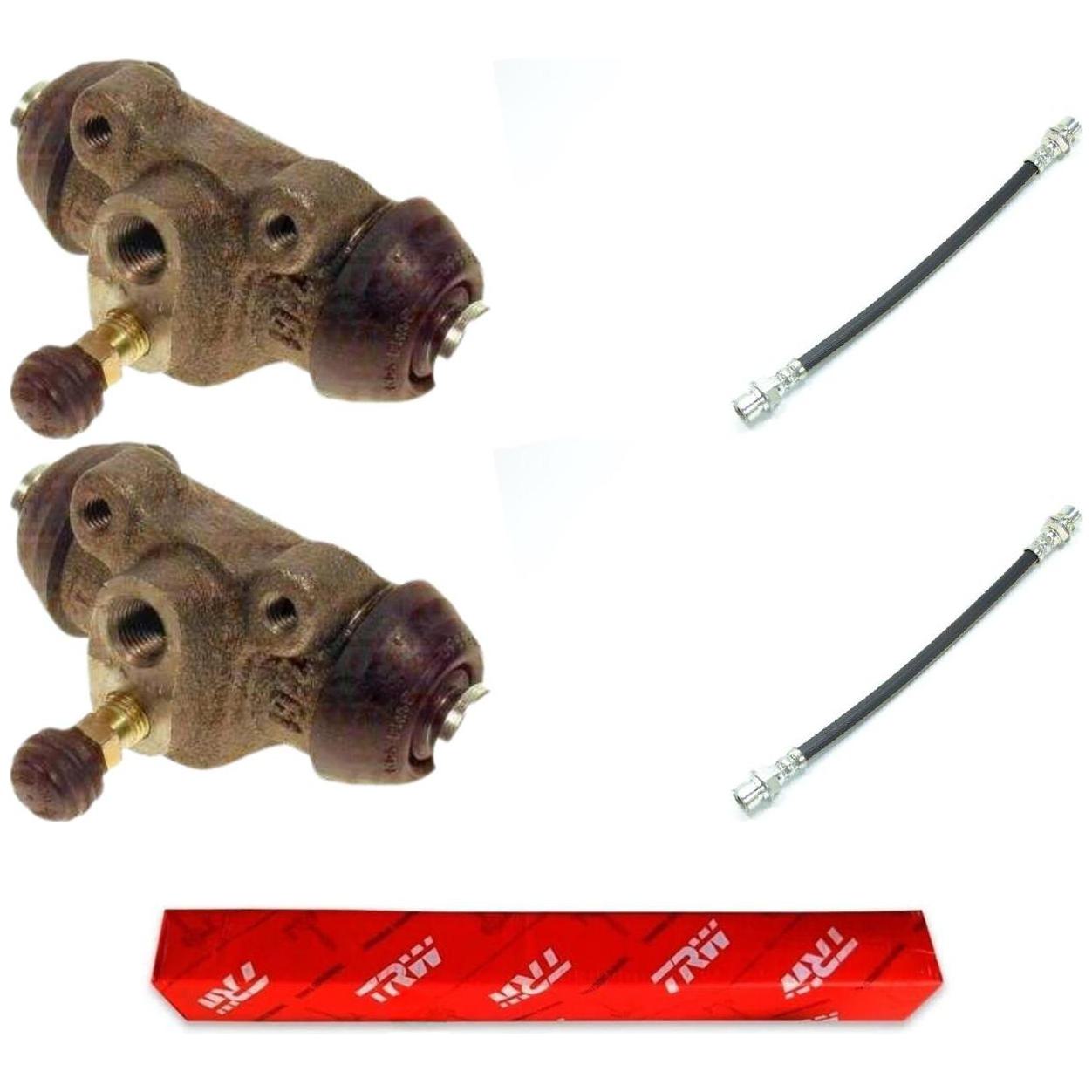 Kit Freio Traseiro Cilindro de Roda e Flexível - TRW - RCCR01380 - RPFX00600