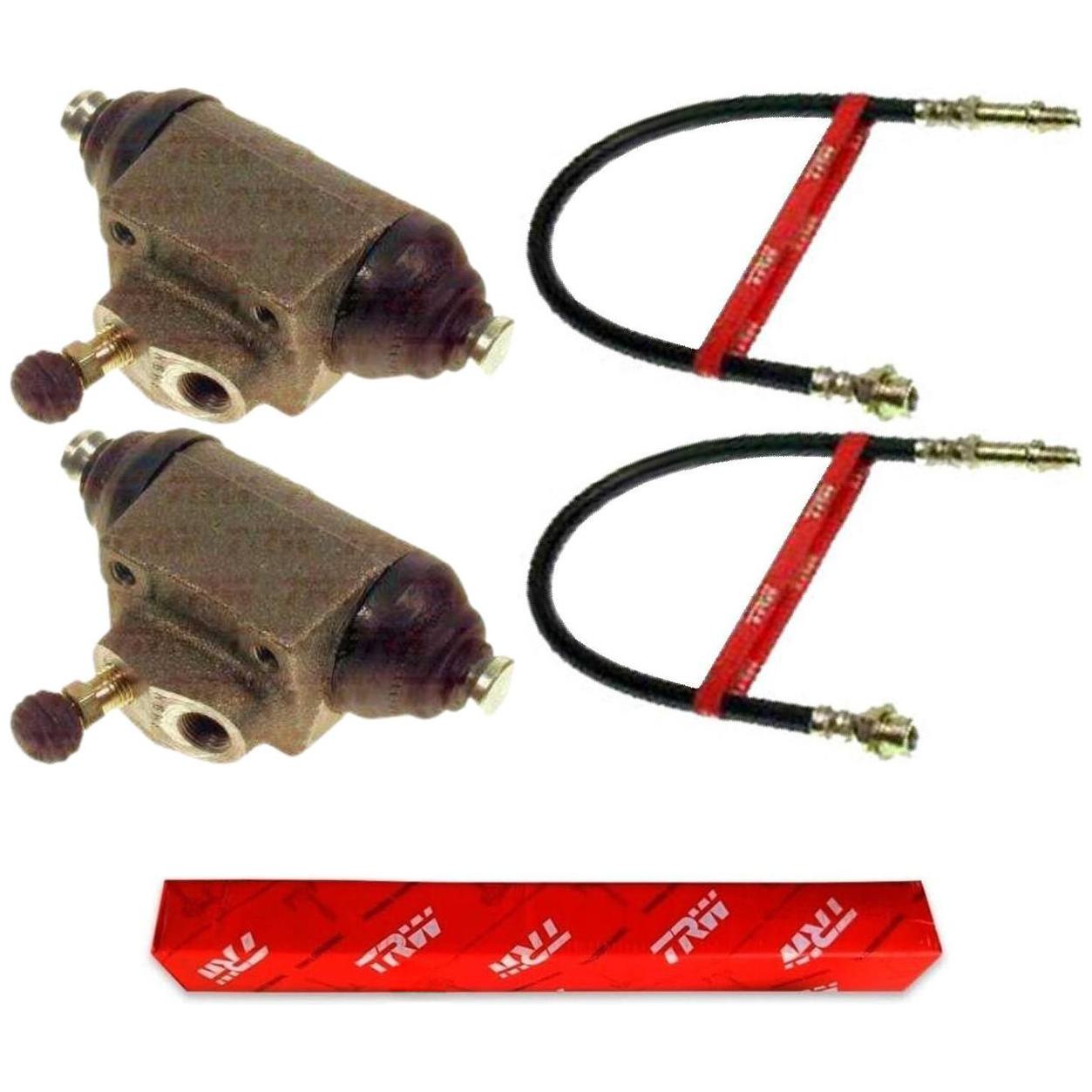 Kit Freio Traseiro Cilindro de Roda e Flexível - TRW - RCCR00341 - RPFX00560