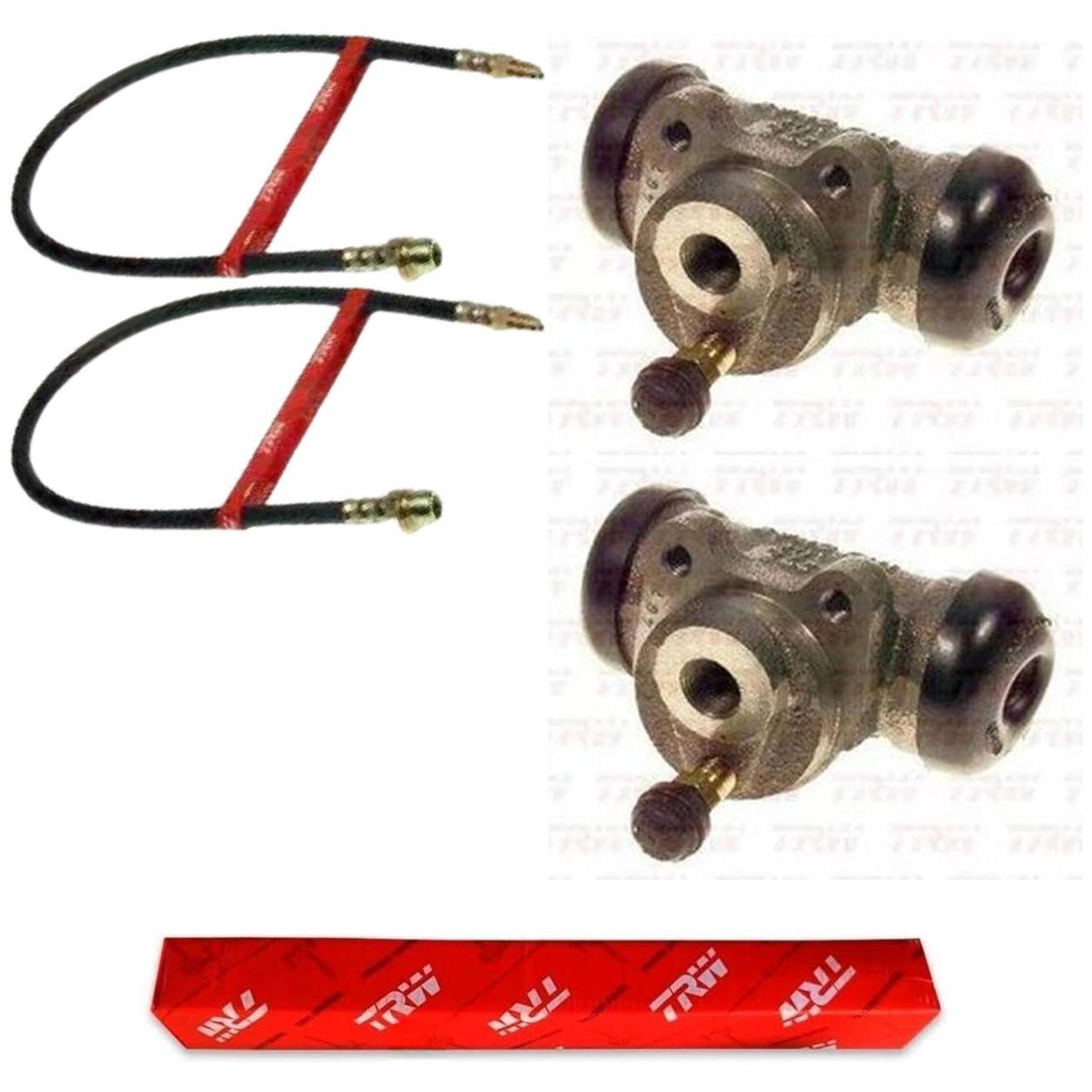 Kit Freio Traseiro Cilindro de Roda e Flexível - TRW - RCCR00023 - RPFX00520