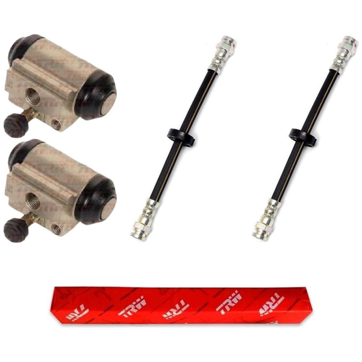 Kit Freio Traseiro Cilindro de Roda e Flexível - TRW - RCCR02880 - RPFX00110
