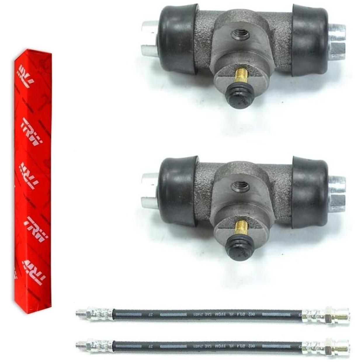 Kit Freio Traseiro Cilindro de Roda e Flexível - TRW - RCCR23988 - RPFX01240