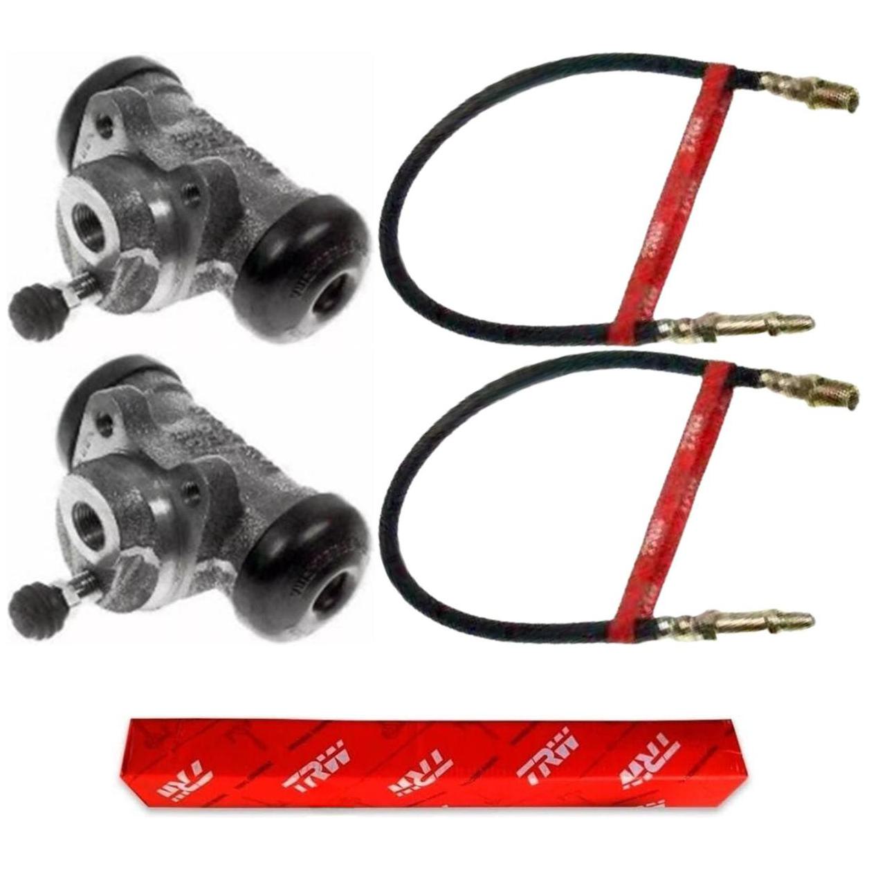Kit Freio Traseiro Cilindro de Roda e Flexível - TRW - RCCR00163 - RPFX00550