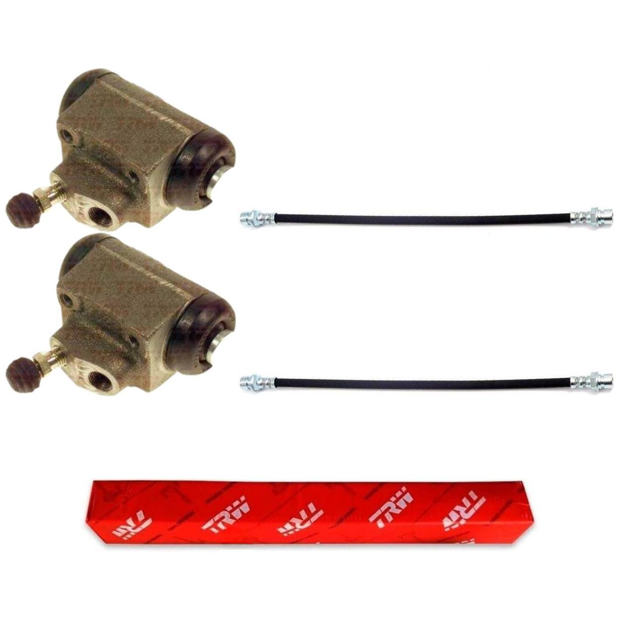 Kit Freio Traseiro Cilindro de Roda e Flexível - TRW - RCCR00521 - RPFX00840