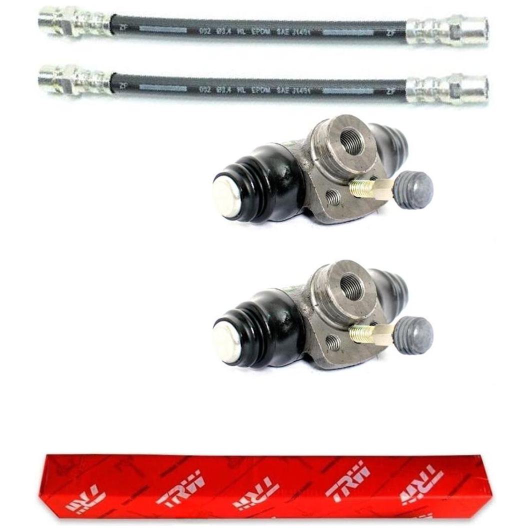 Kit Freio Traseiro Cilindro de Roda e Flexível - TRW - RCCR03510 - RPFX01280