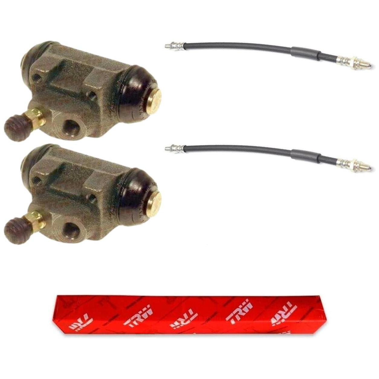 Kit Freio Traseiro Cilindro de Roda e Flexível - TRW - RCCR01910 - RPFX00480