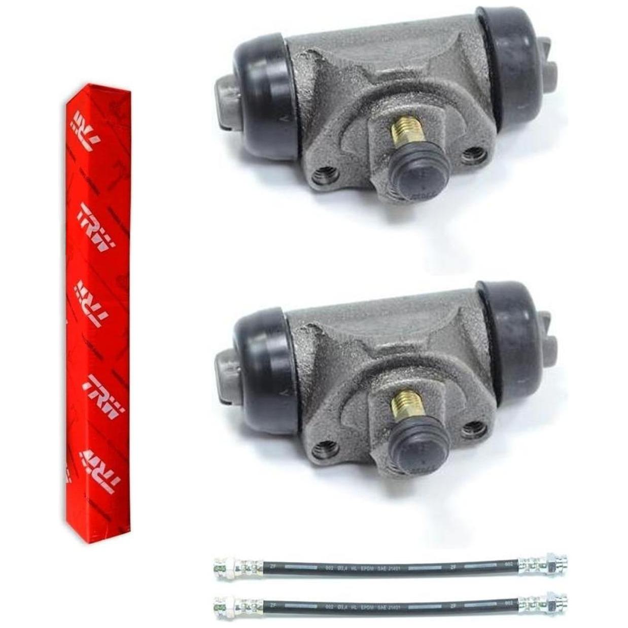 Kit Freio Traseiro Cilindro de Roda e Flexível - TRW - RCCR01400 - RPFX00080