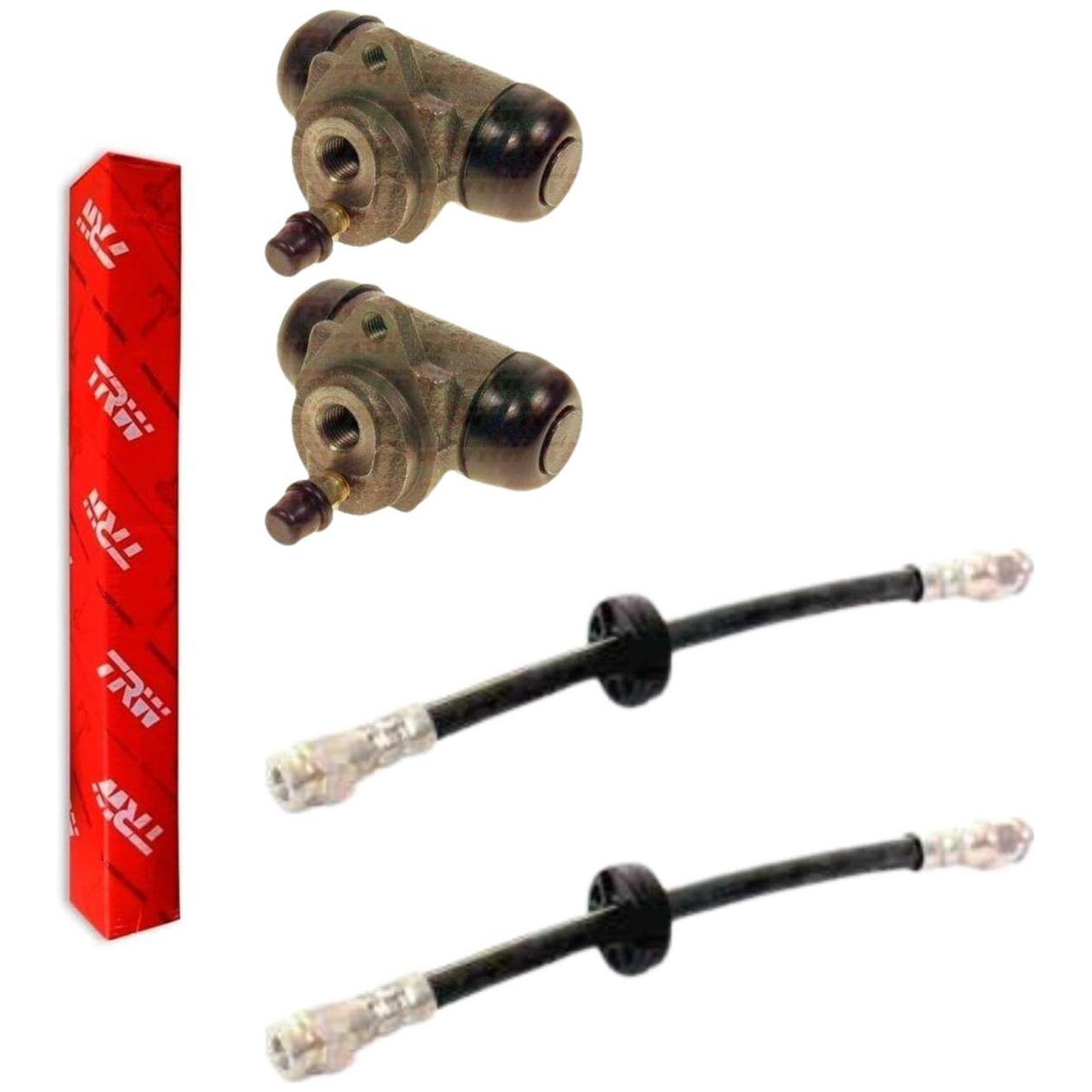 Kit Freio Traseiro Cilindro de Roda e Flexível - TRW - RCCR01990 - RPFX06250