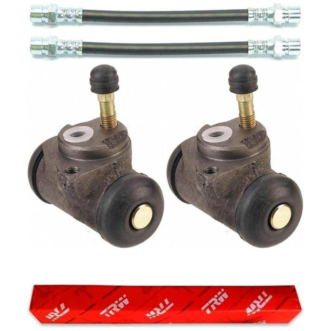 Kit Freio Traseiro Cilindro de Roda e Flexível - TRW - RCCR02040 - RPFX00830