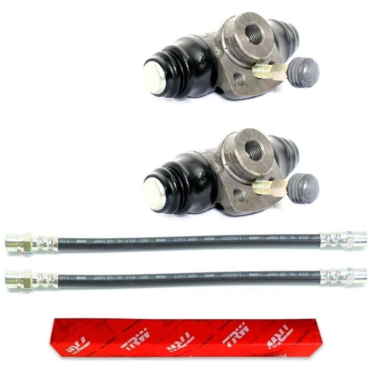 Kit Freio Traseiro Cilindro de Roda e Flexível - TRW - RCCR03510 - RPFX01230