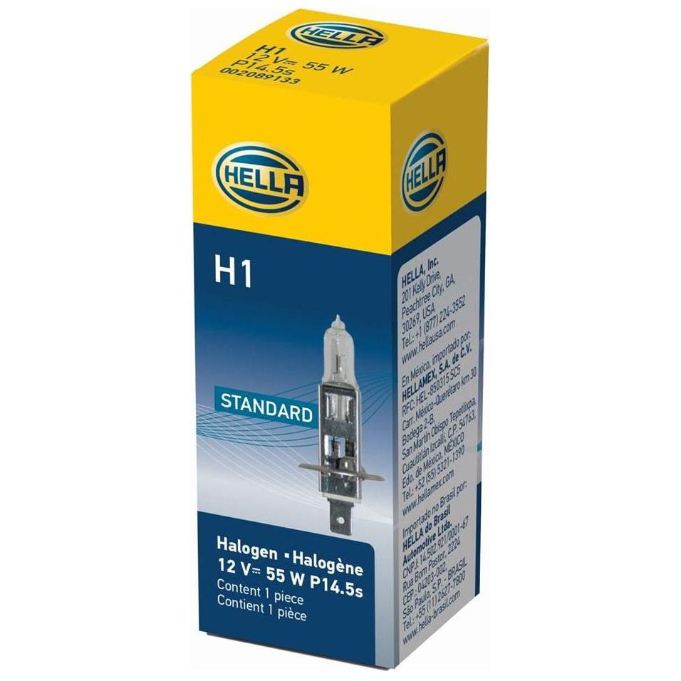 Lâmpada Halógena 12V 55W 3200K - Hella - H1