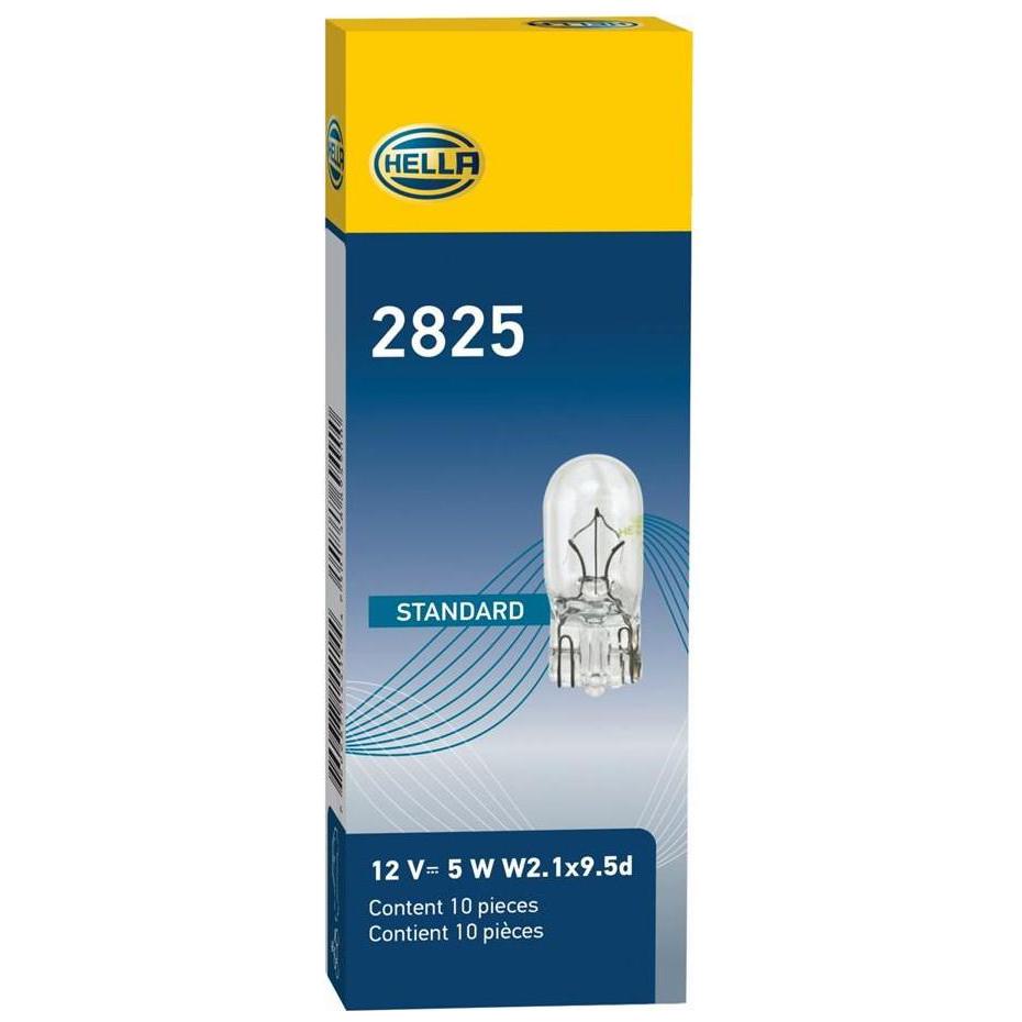 10 Lâmpadas Halógena Pinguinho Amarela 12V 5W - Hella - 2825