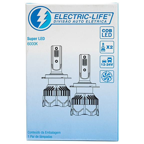 2 Lâmpada Super Led 9005/9006/H10 - Electric-Life - 27208