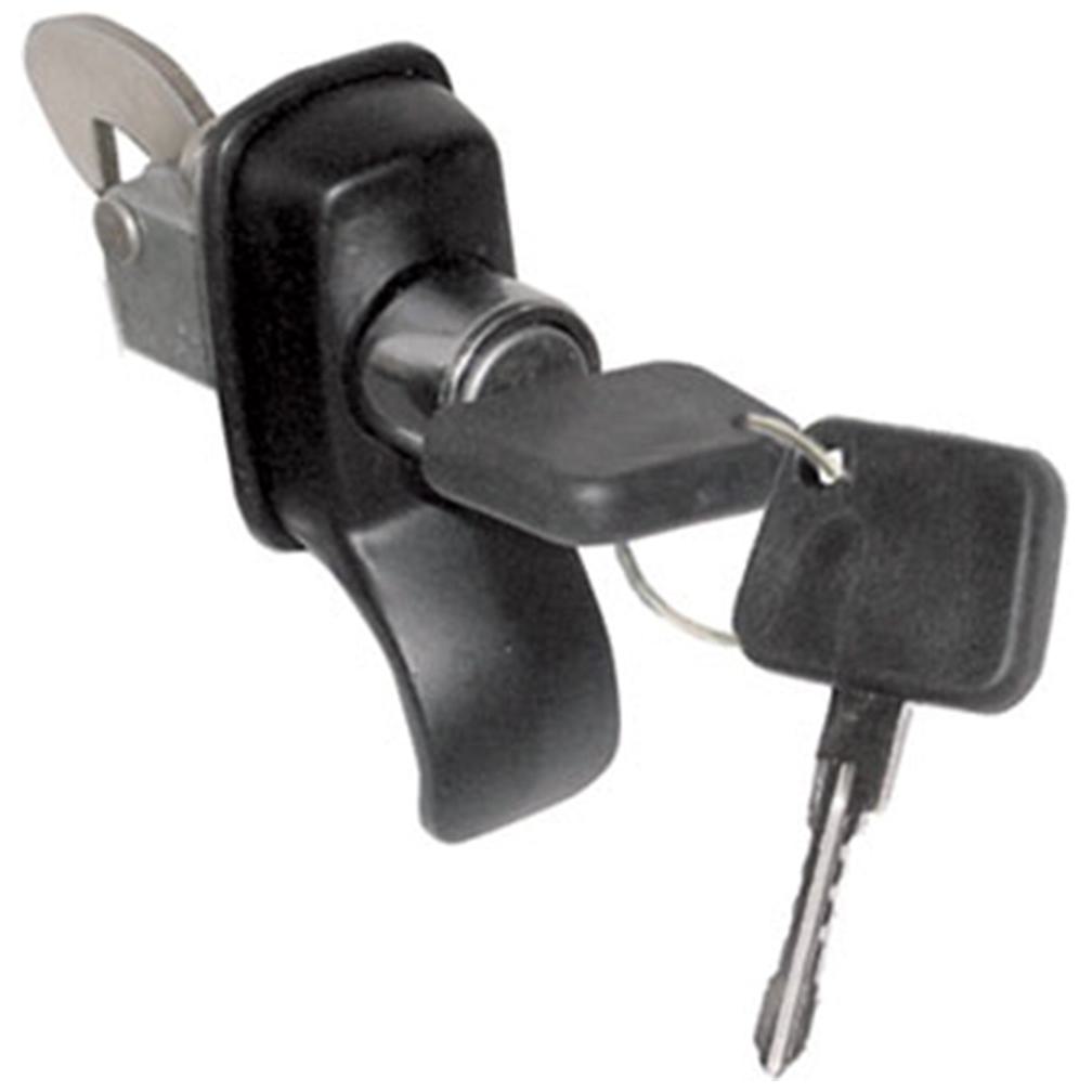 Maçaneta Externa C/ Botão - Cromado - C/Chave - Universal - 60553