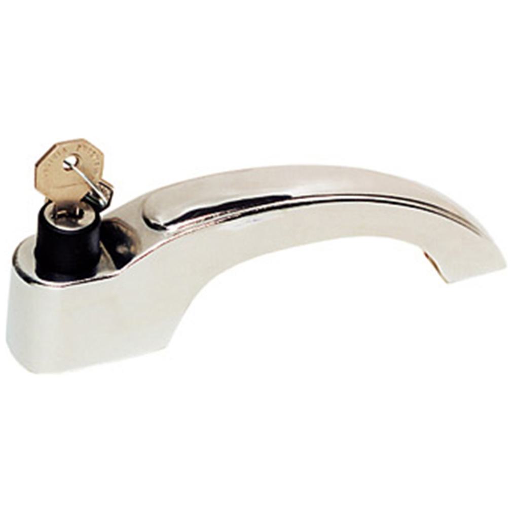 Maçaneta Externa - Porta Dianteira - Esquerdo - Cromado - C/Chave - Universal - 60109