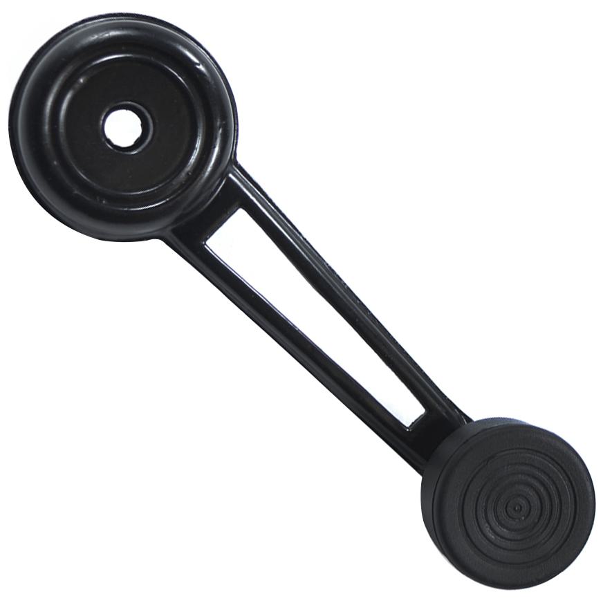 Manivela Reguladora do Vidro - Portas Dianteiras - Direito/Esquerdo - Preto - Metal - Universal - 30302