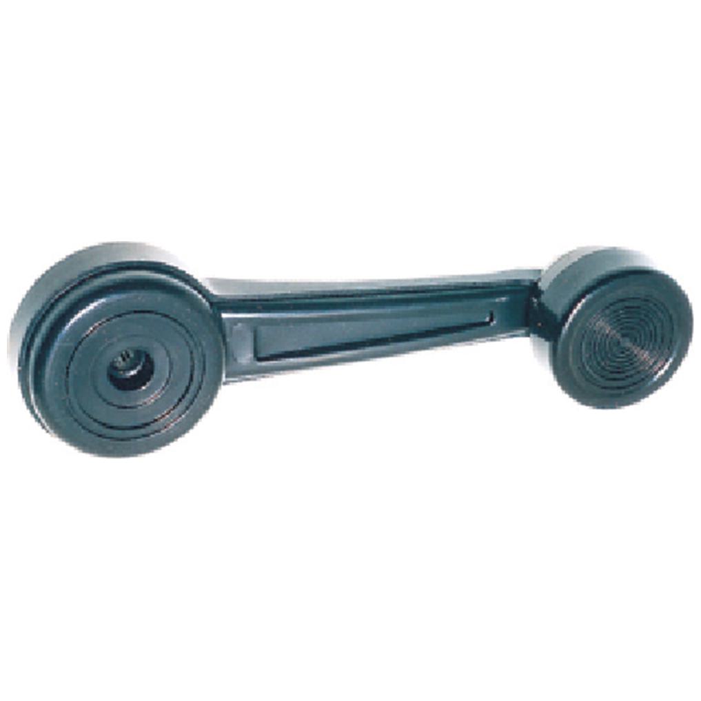 Manivela Reguladora do Vidro - Portas Dianteiras - Direito/Esquerdo - Preto - Nylon - Universal - 30143