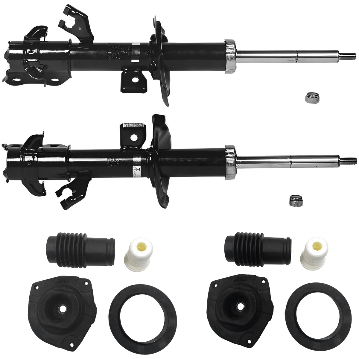 Par de Amortecedor Dianteiro + Kit - KYB - 338726 / 338727 / SM3015 / SM3016