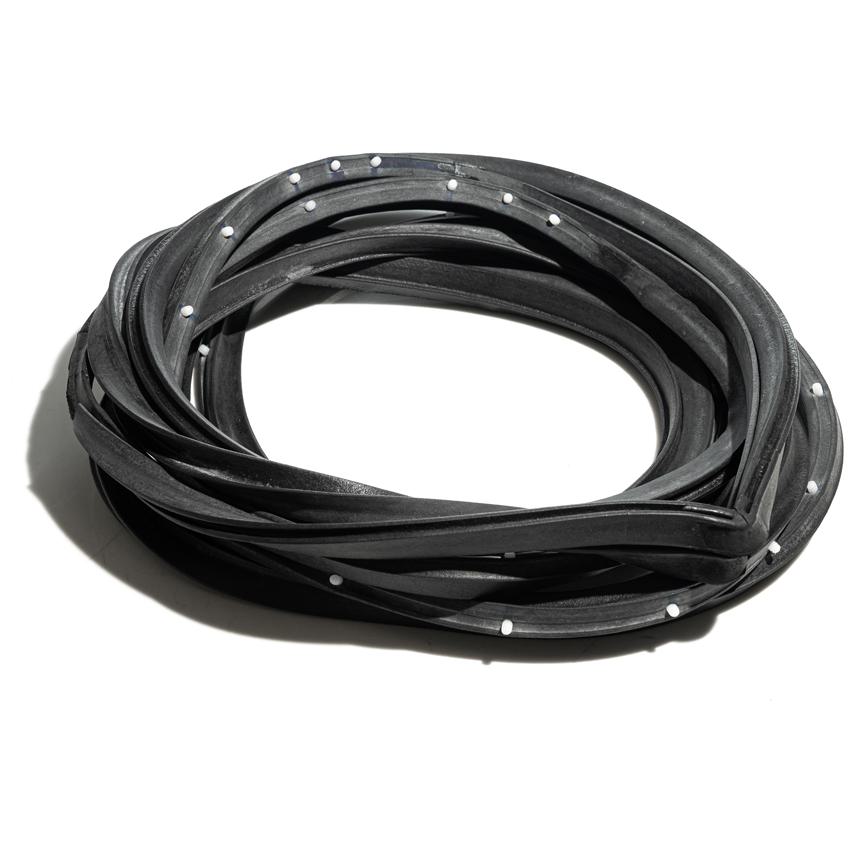 Par de Borrachas da Porta para Chevrolet Caravan - Uniflex - 37946
