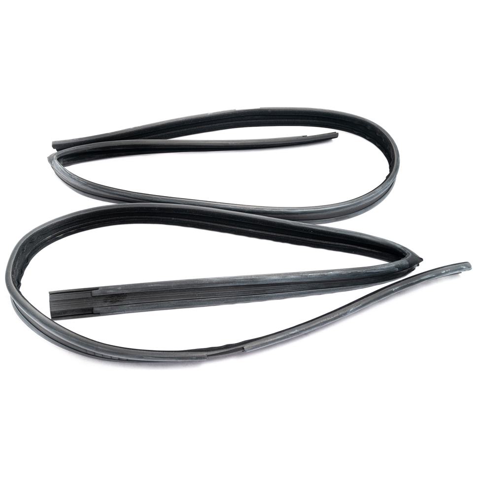 Par de Canaletas da Porta para Volkswagen Quantum e Santana - Uniflex - 37544