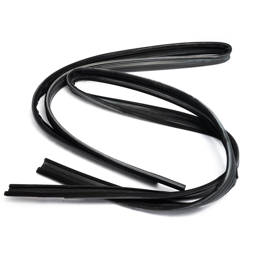 Par de Canaletas da Porta para Chevrolet Montana - Uniflex - 38028