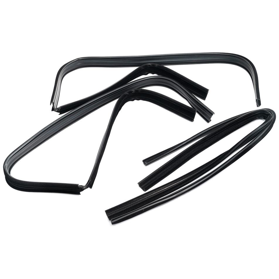 Par de Canaletas da Porta para Chevrolet Monza e Monza Hatch - Uniflex - 38063