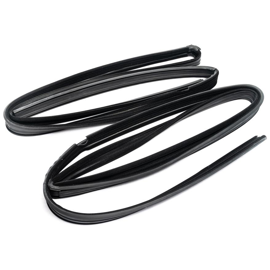 Par de Canaletas da Porta para Ford F-12000 e F-14000 - Uniflex - 38616