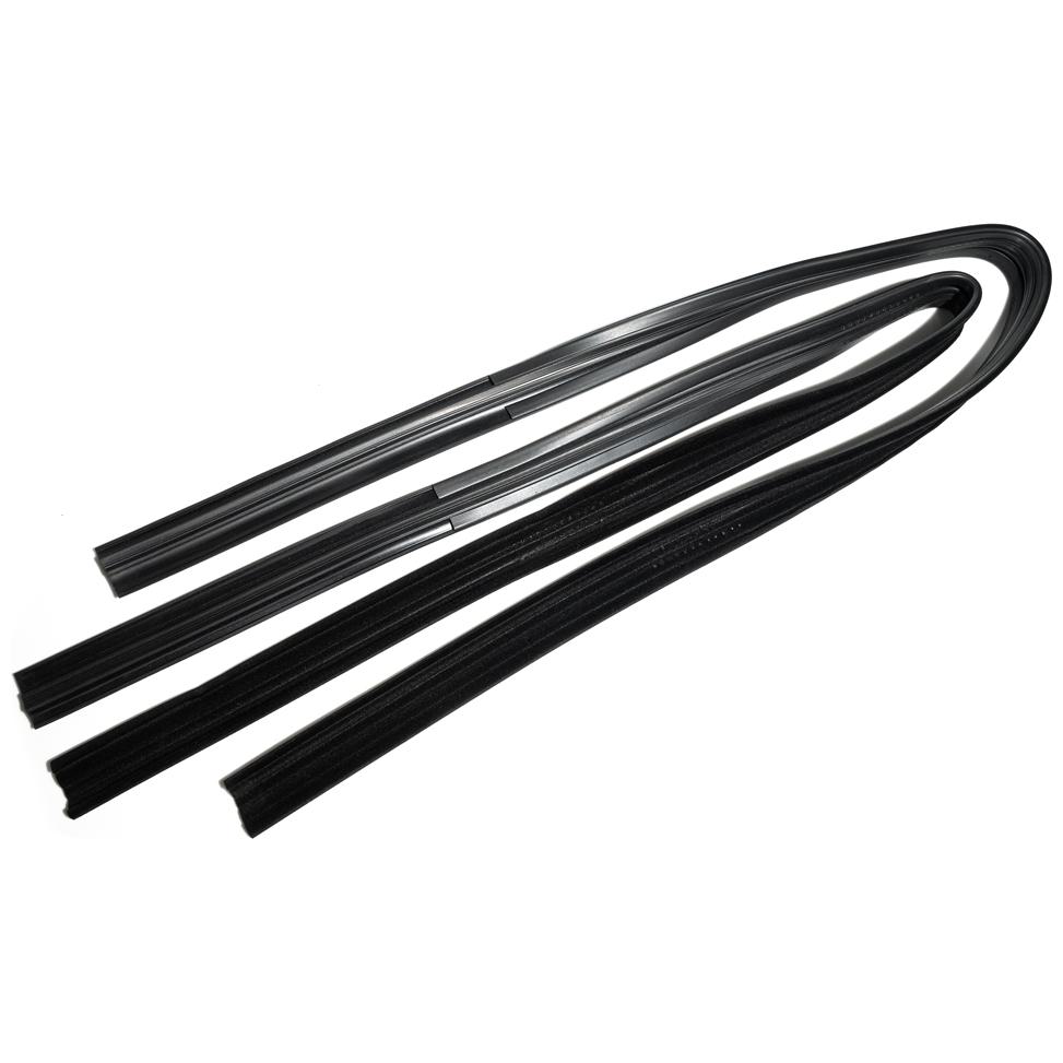 Par de Canaletas da Porta para Ford Fiesta e Fiesta Sedan - Uniflex - 38653
